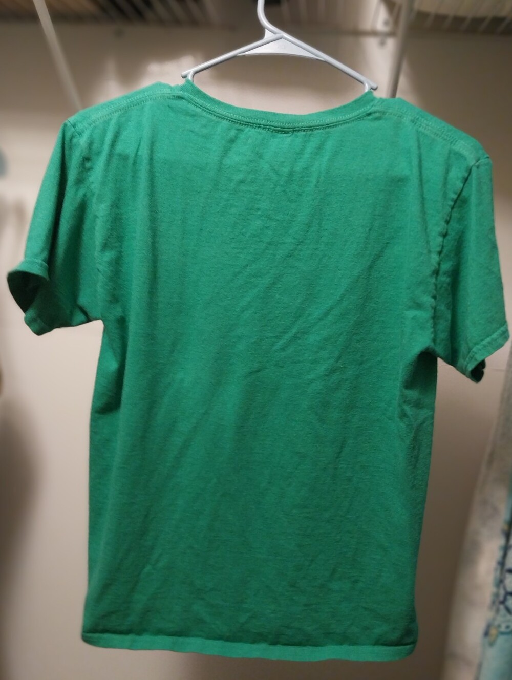 Gildan Green Tee with White 'True Story' Nativity Scene Christmas Shirt #Jesus - Picture 2 of 3